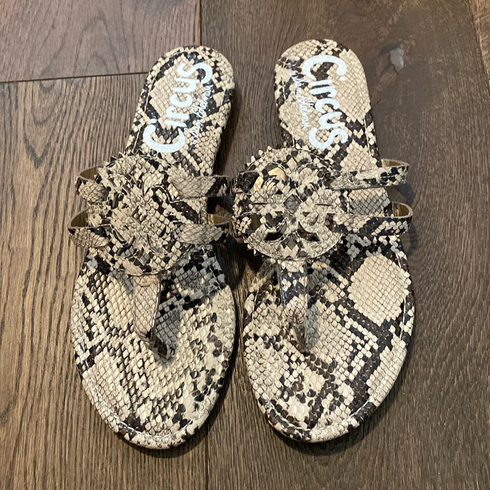 Circus by Sam Edelman Snakeskin Sandals